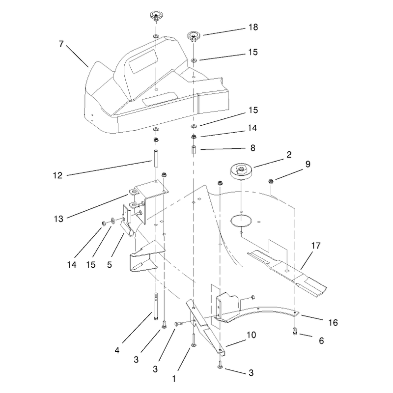Deck Components Assembly