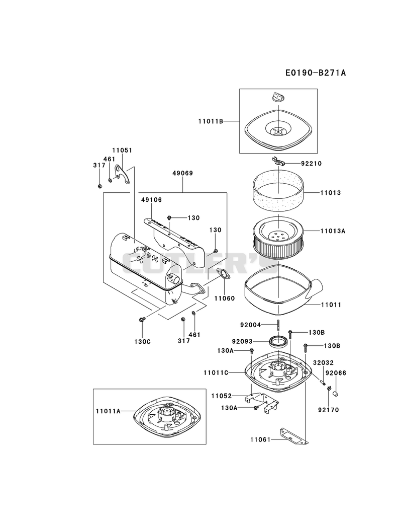 AIR-FILTER/MUFFLER