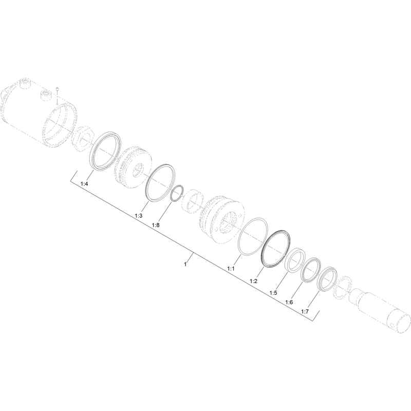 Hydraulic Cylinder Assembly No 136-6918