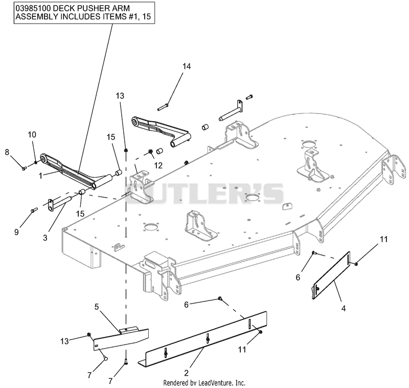 Deck Mount - 72 Inch