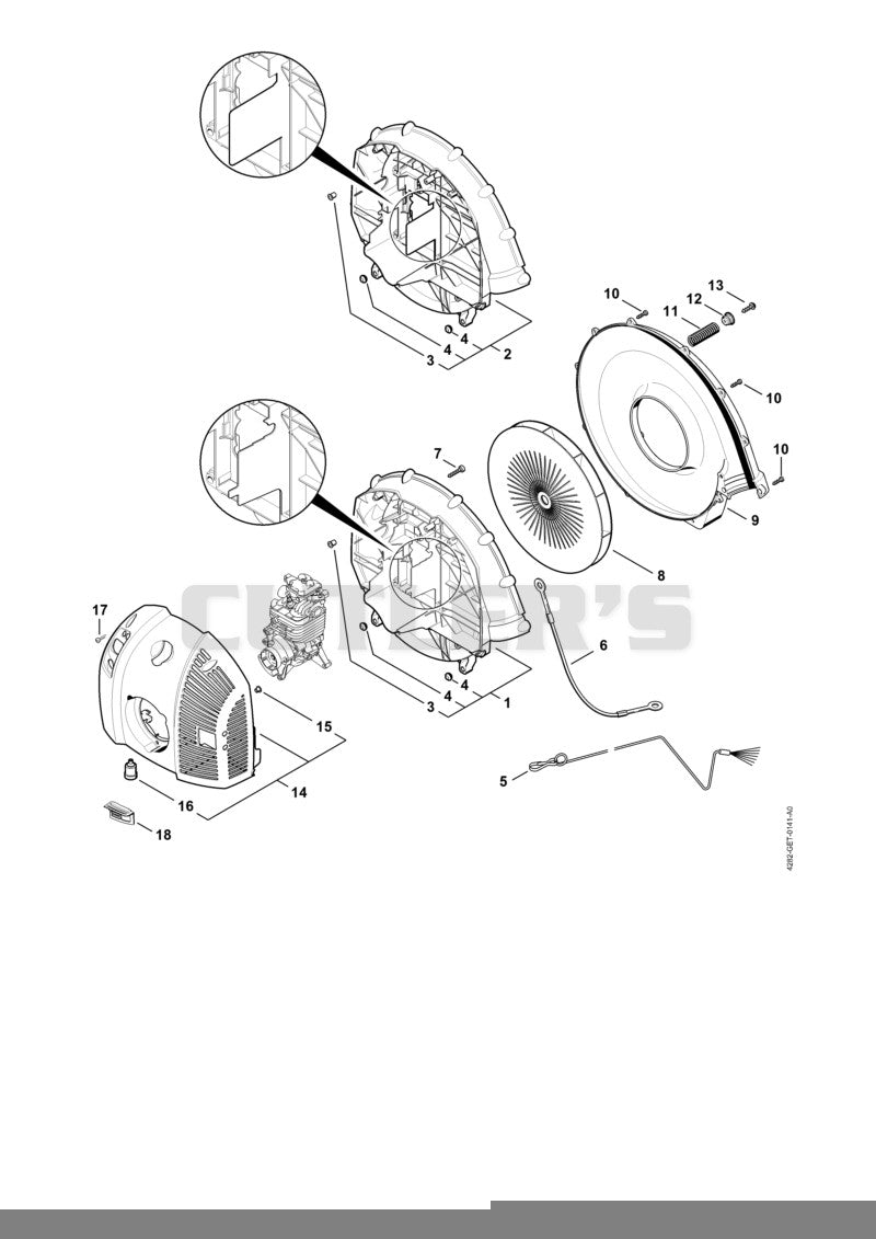 Fan housing, Shroud