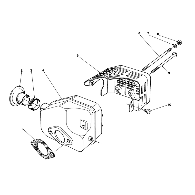 Muffler Assembly Model No 47pk9-3
