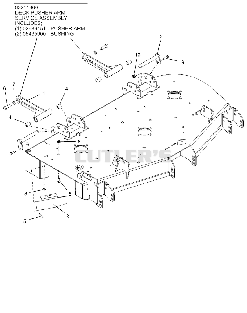 Stabilizer Arms And Baffles - 48 Inch