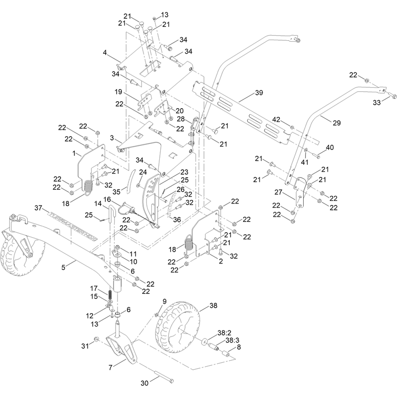 Front Bumper and Wheel Assembly