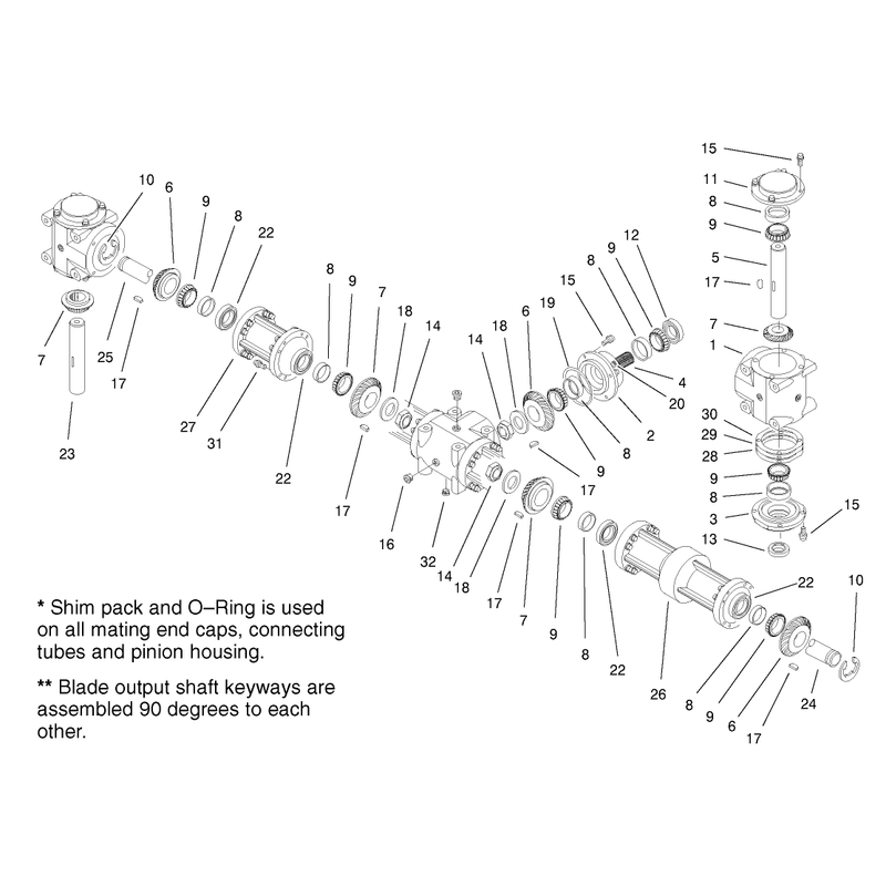 Gear Box Assembly No 99-0282