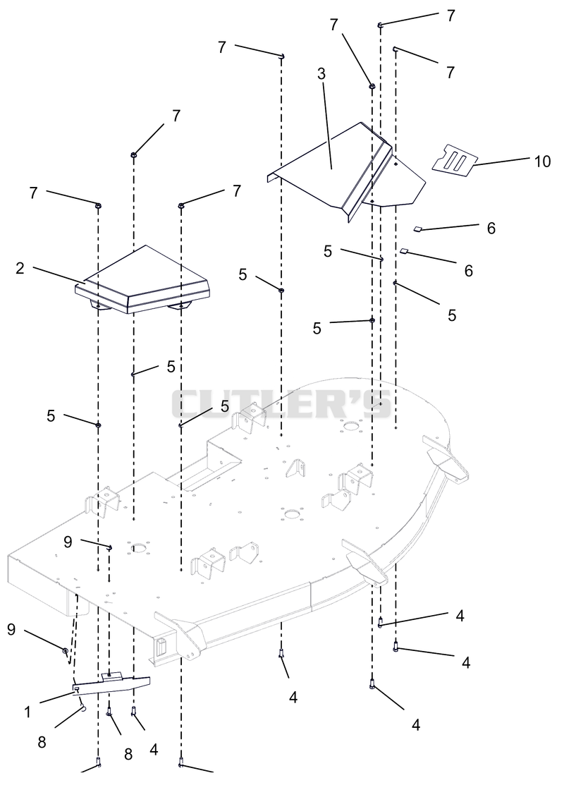 Belt Covers And Baffle - 60"