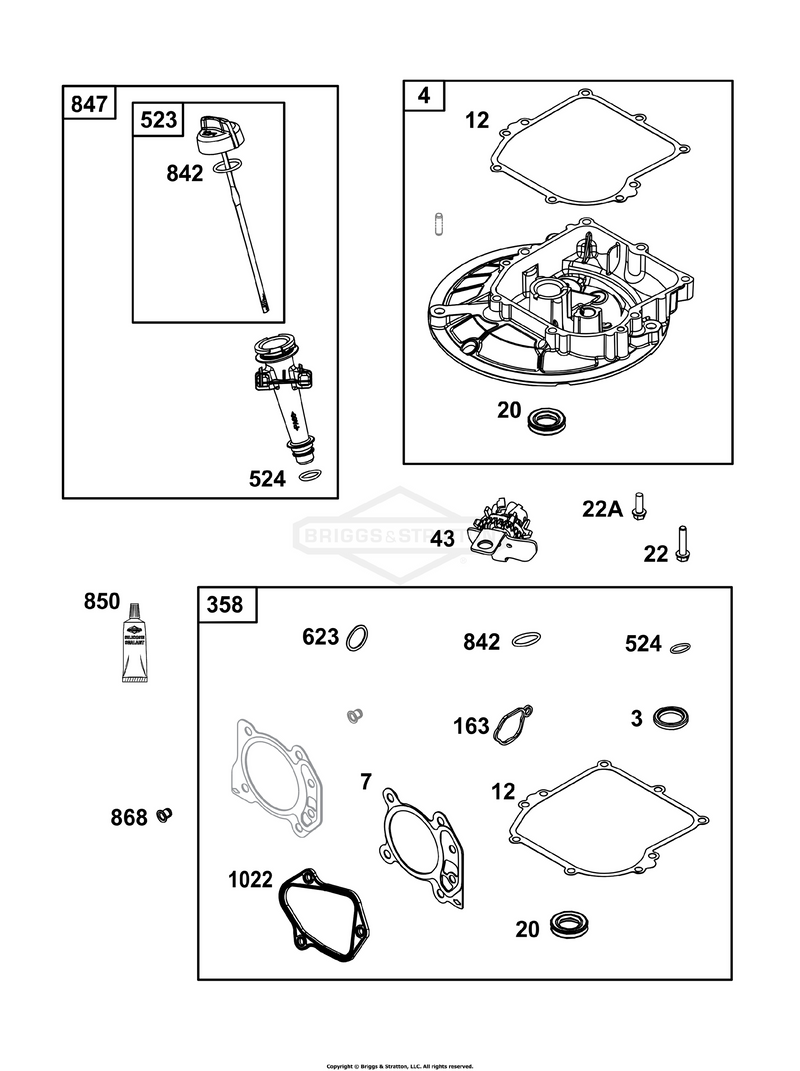 Crankcase Cover/Sump and Lubrication Group