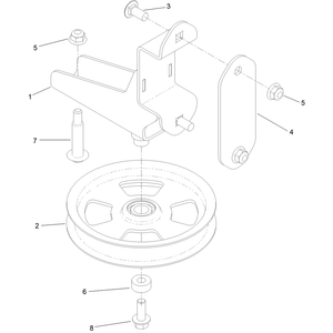 Pulley and Bracket Assembly No 139-1546