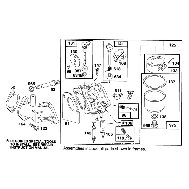 Engine Briggs and Stratton Model 286707-0452-01