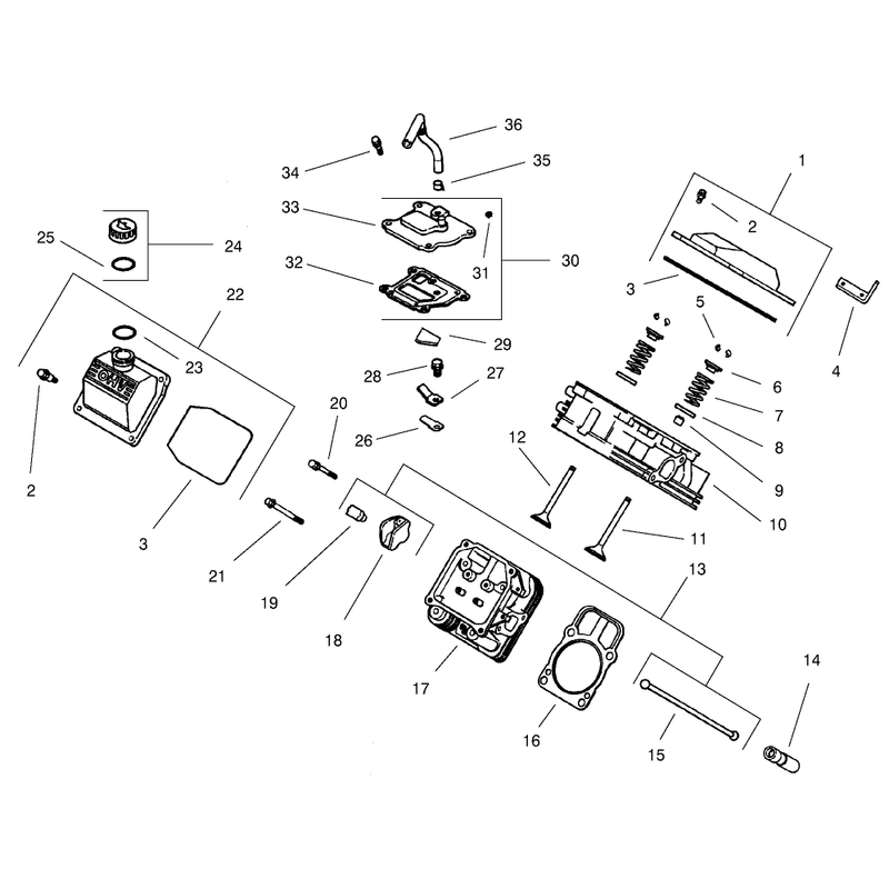 Headvalvebreather Assembly Engine Kohler Ch25s Ps 68606