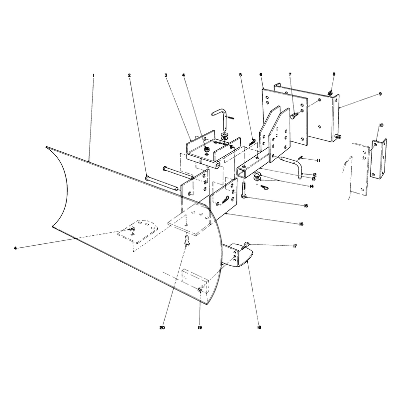 Grader Blade Assembly Model 59099