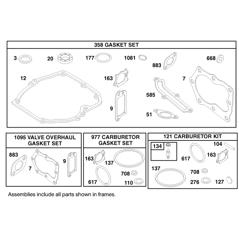 Engine Briggs and Stratton Model 12j802-2368-E1