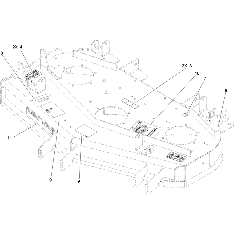 Deck Decal Assembly No 119-4227