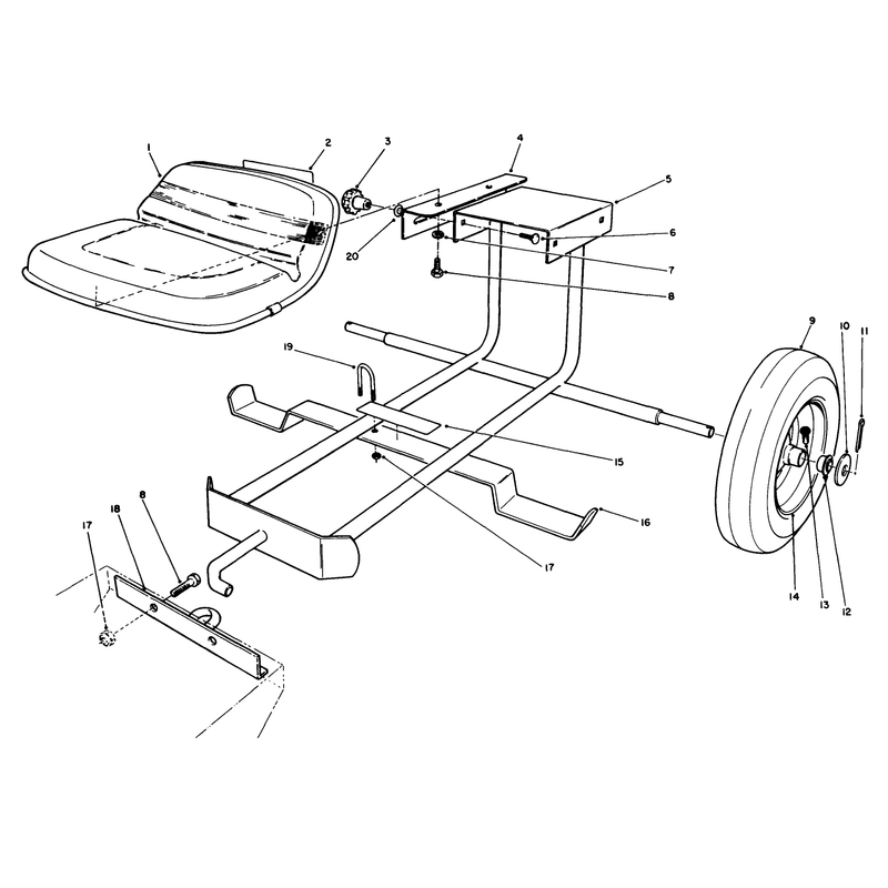 Sulky Kit Model No 30122 Optional