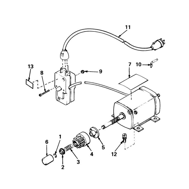 Starter Motor Kit-Model 38-7590