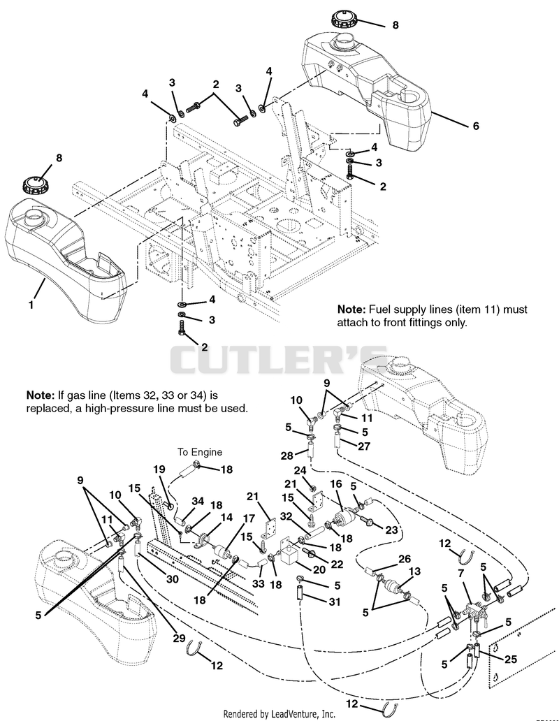 Fuel Tanks And Hoses - EFI