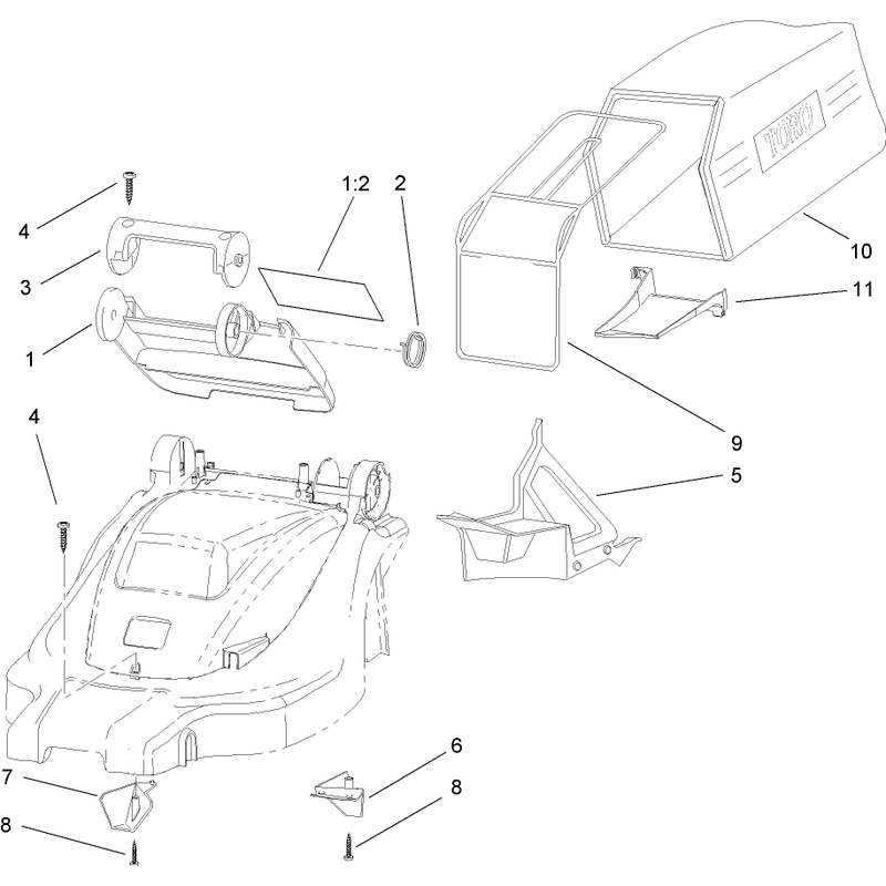 Bag and Recycling Assembly