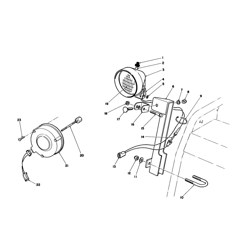 Light Kit No. 66-7930 (optional)