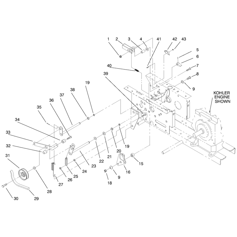 Hydro Drive Parking Brake