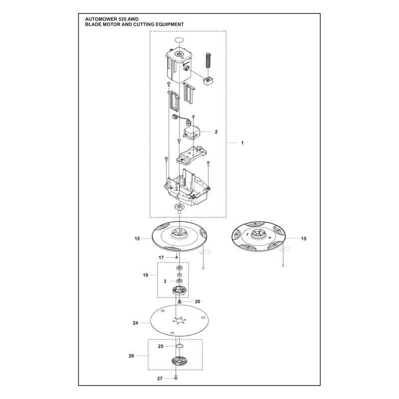 BLADE MOTOR AND CUTTING EQUIPMENT