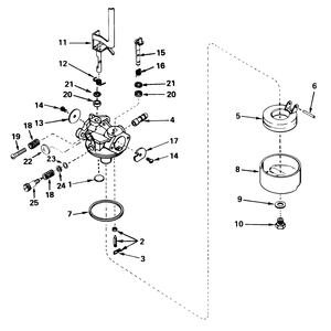 Carburetor No 632170