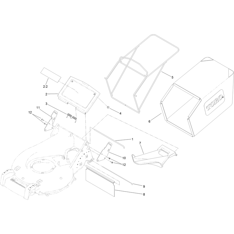 Grass Bag Assembly