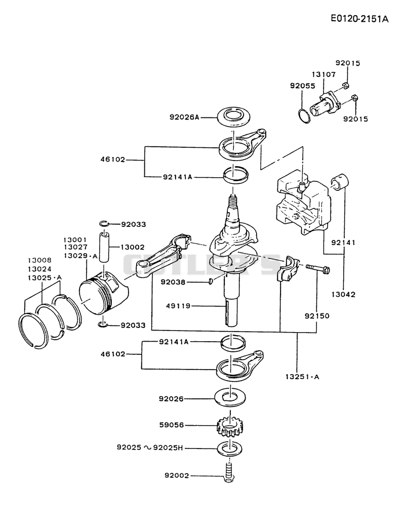 PISTON/CRANKSHAFT