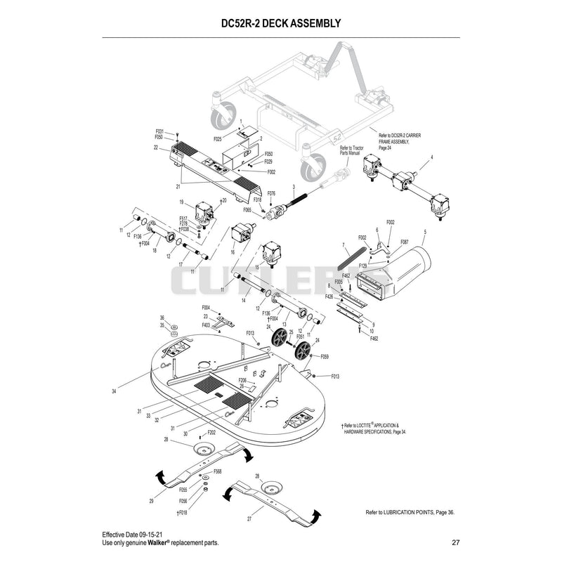DC52R-2 Deck Assembly