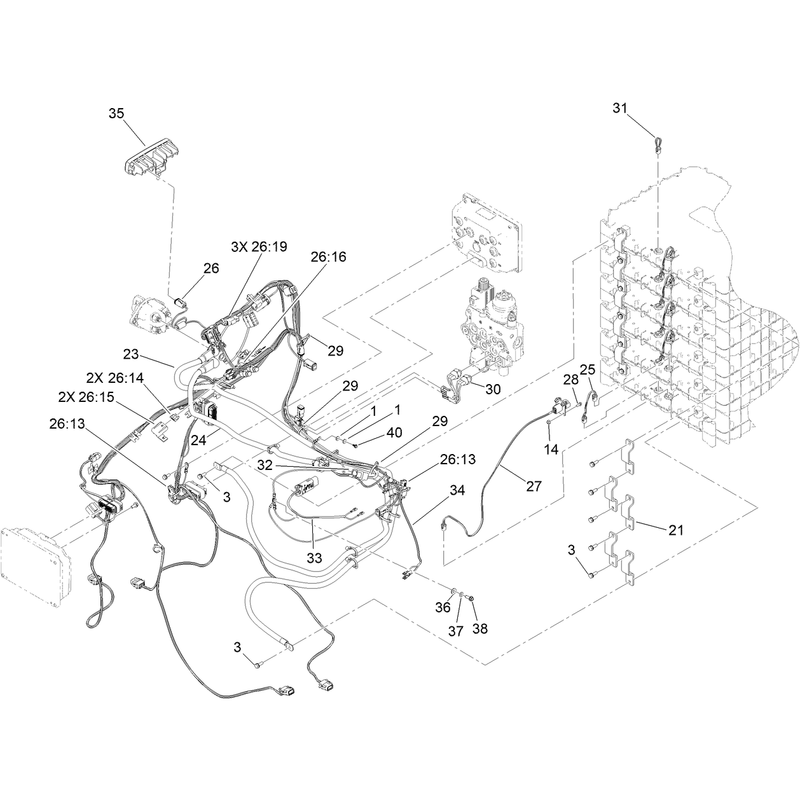 Main Wire Harness Assembly