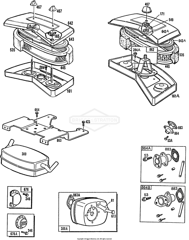 Air Cleaners,Muffler Parts