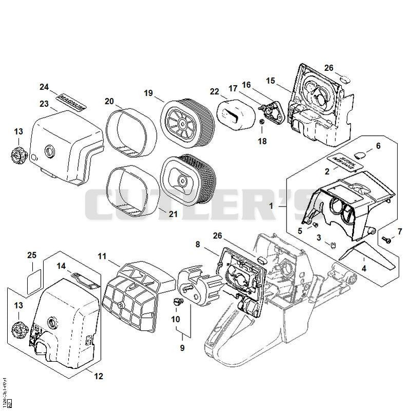 Shroud, Air filter