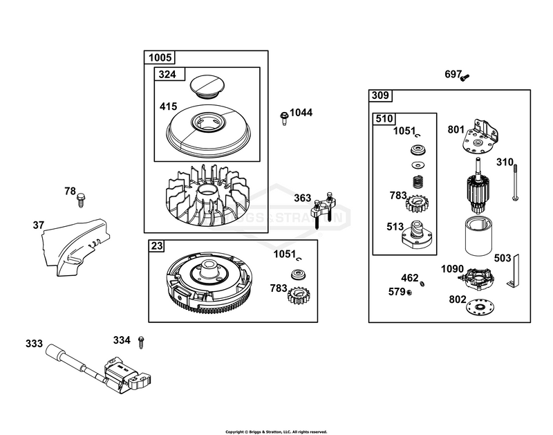Flywheel, Ignition, and Starter Group
