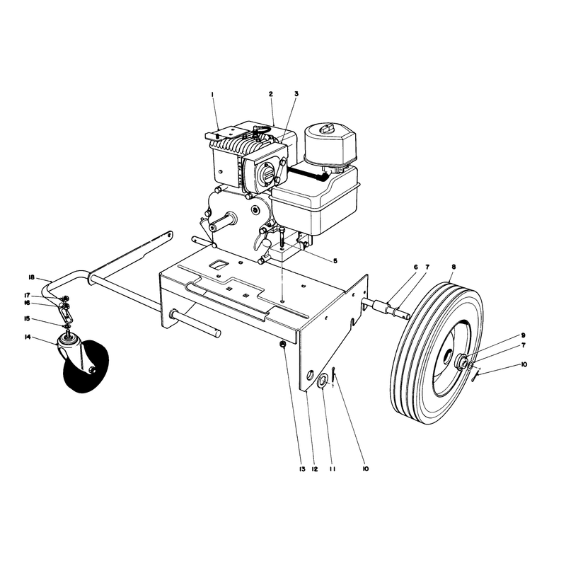 Engine and Base Assembly Model 62912