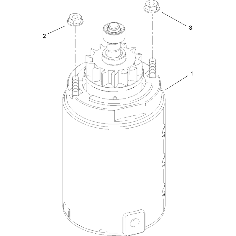 Starting System Assembly Kohler SV600-0018