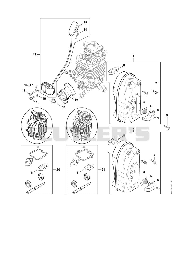 Muffler, Ignition system