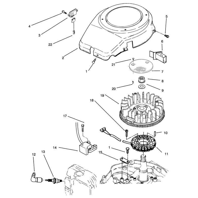 Blower Housing and Ignition Assembly