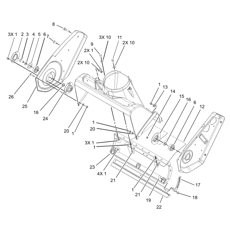 Housing and Side Plate Assembly
