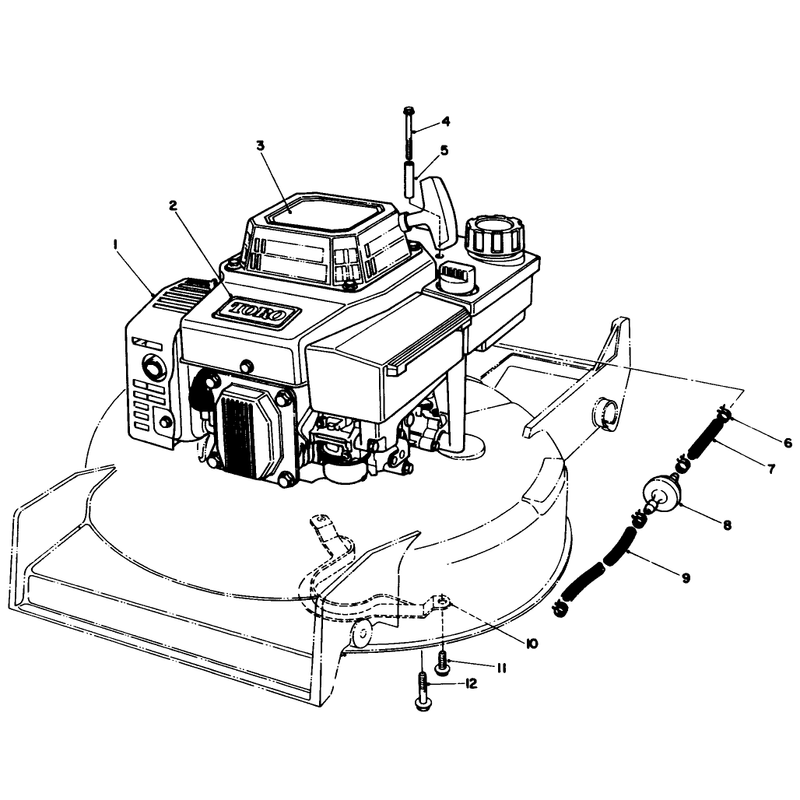 Engine Assembly Model No Vmg6