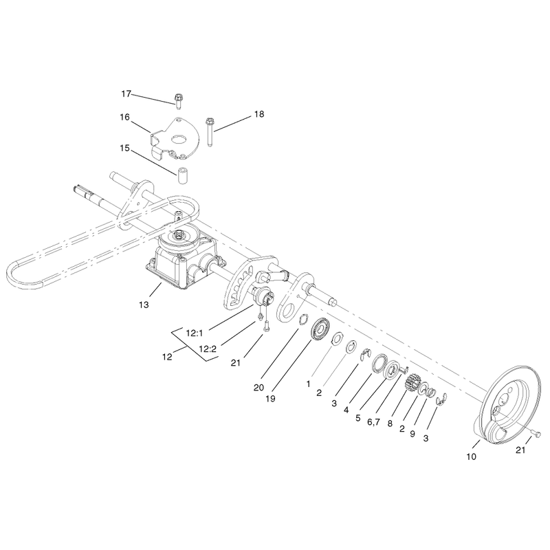 Gearcase and Drive Assembly