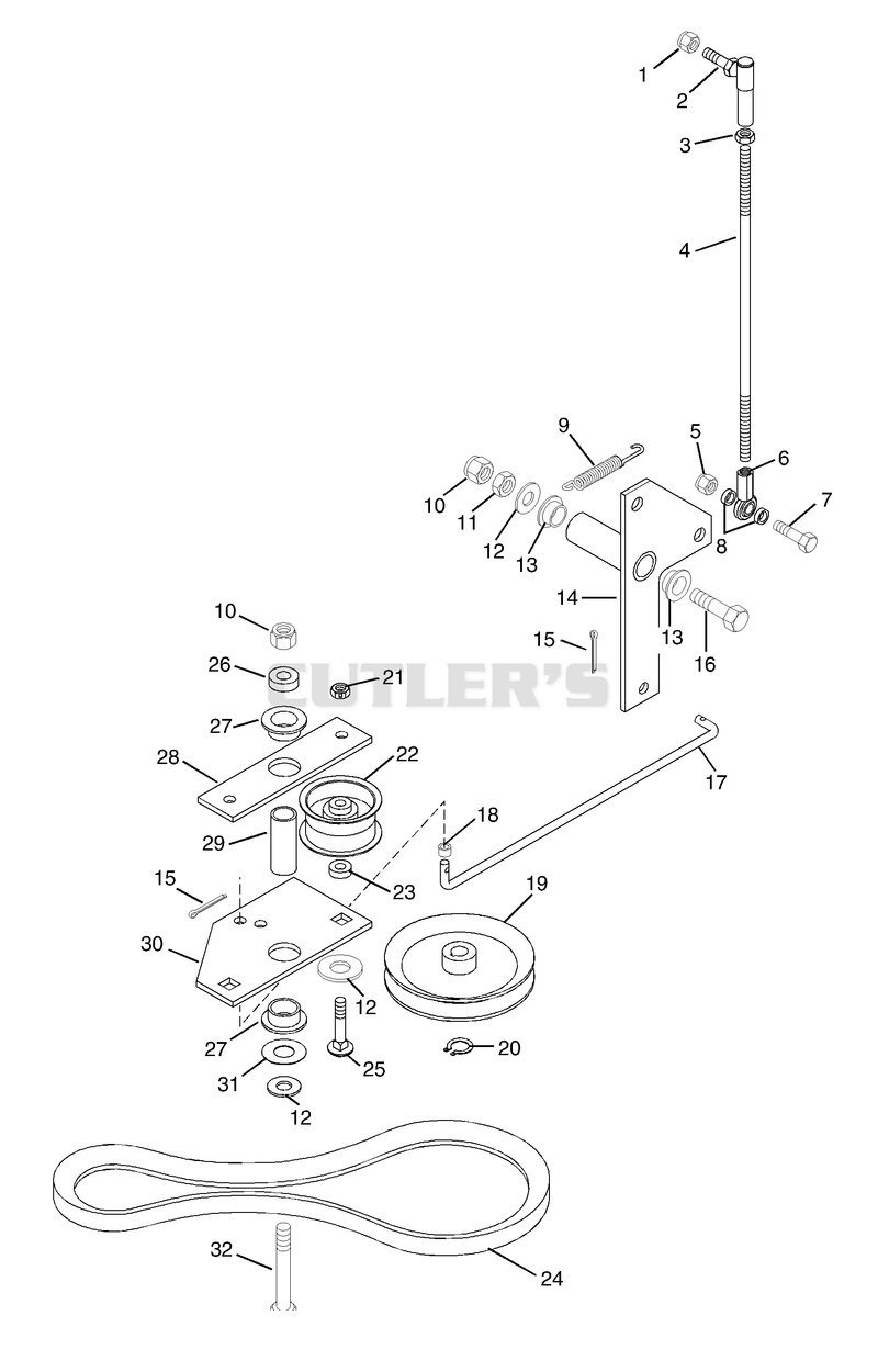 Traction Clutch Linkage