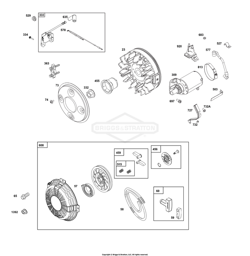 Flywheel, Ignition, and Starter Group