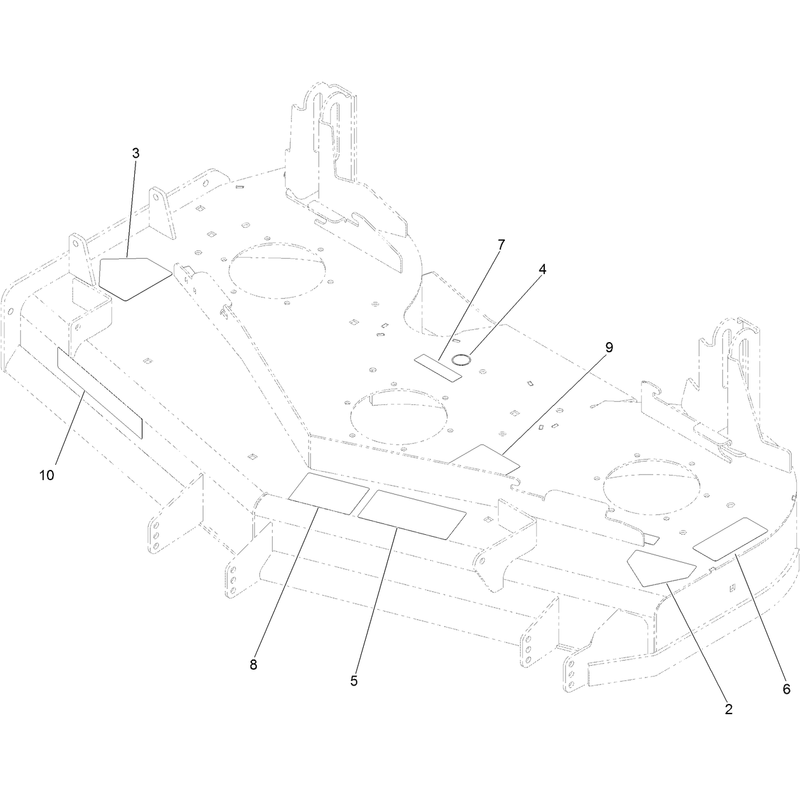 Deck Decal Assembly No 120-2441