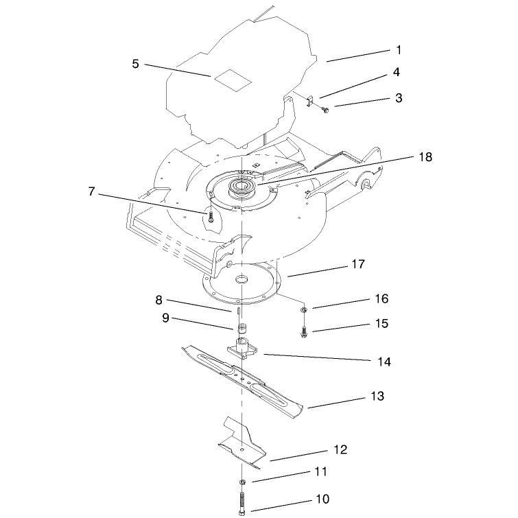 Engine and Blade Assembly