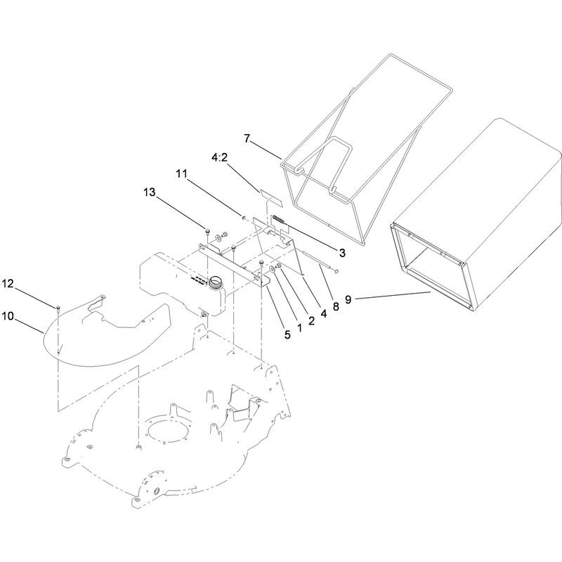 Bag and Door Assembly