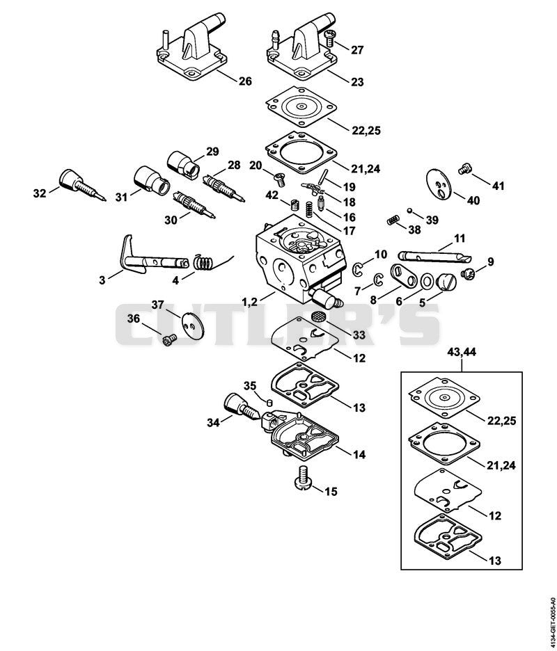 Carburetor C1Q-S162, C1Q-S83
