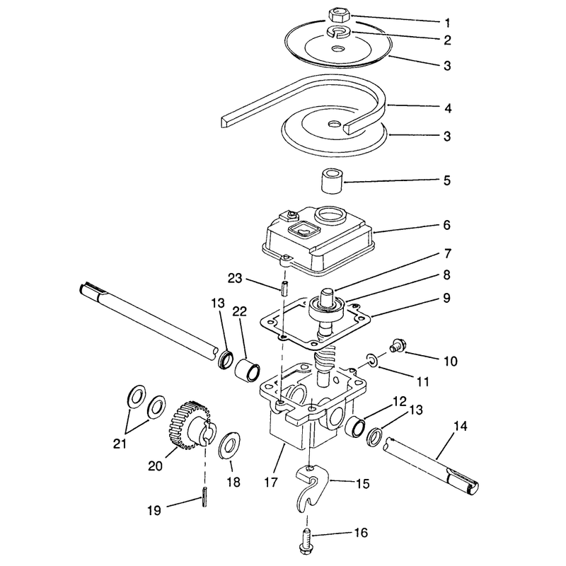 Gearbox Assembly No 71-8250 Model No 20905 Only