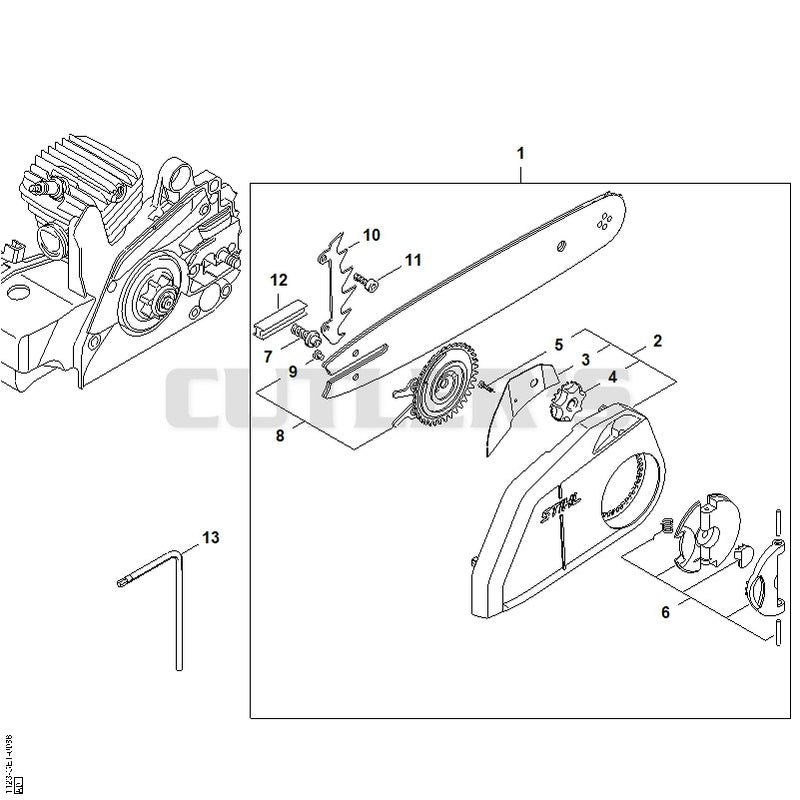 Quick chain tensioner