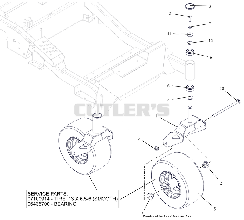 Front Caster Wheels