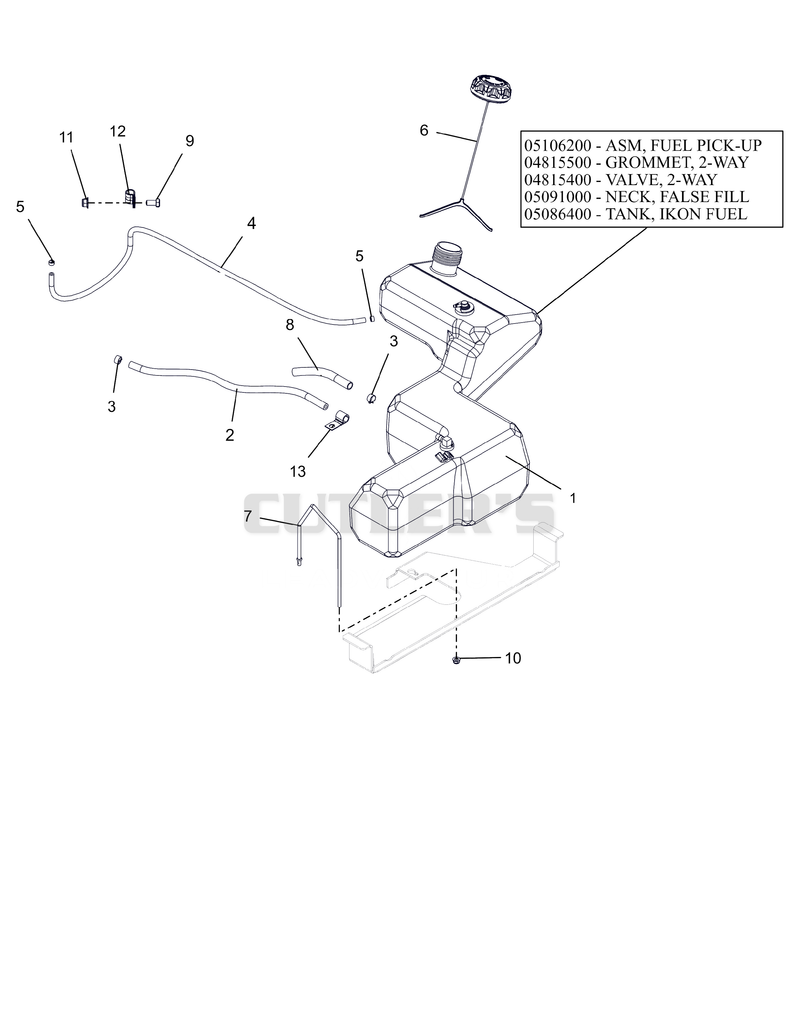 Fuel System - Non-CARB