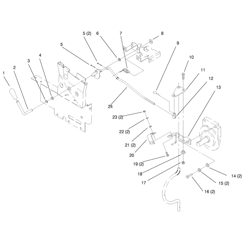 PTO Clutch Linkage